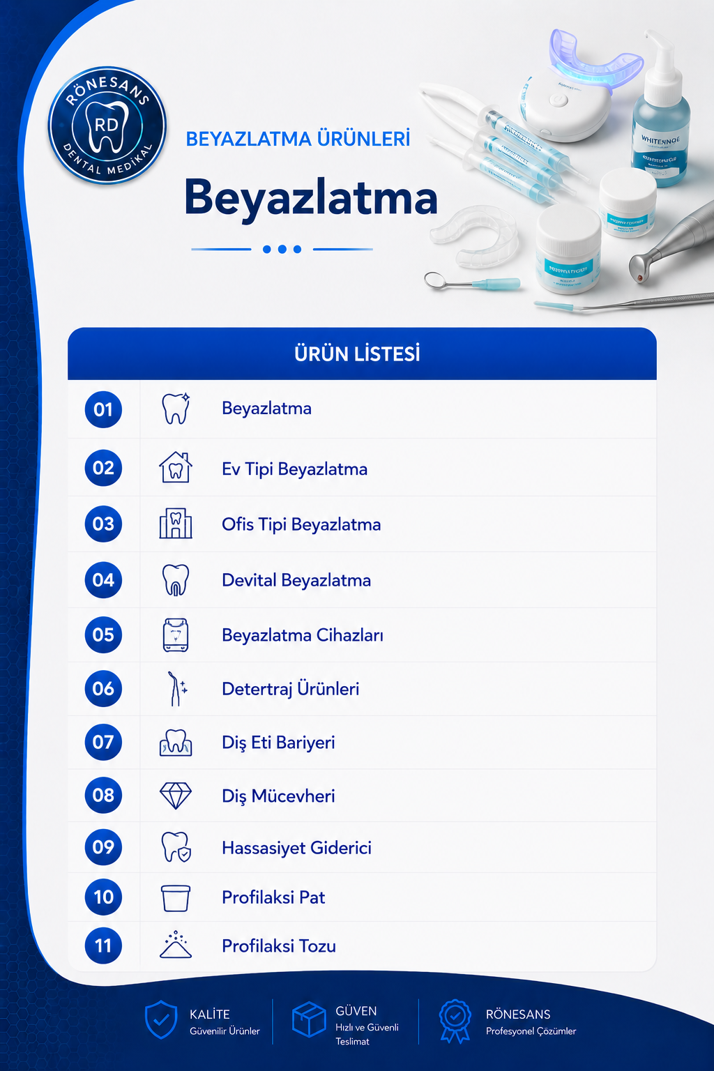 Beyazlatma Ürünleri