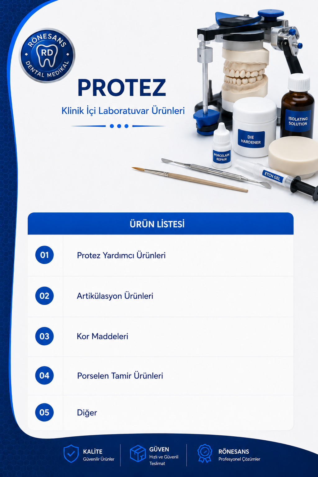 Klinik içi yardımcı ürünler