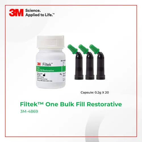 3M Filtek One Bulk Fill Posterior Kompozit Kapsül 4 gr A2