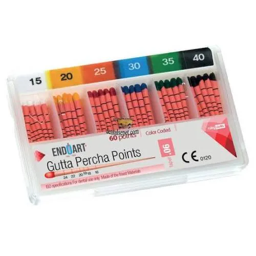 EndoArt Açılı Gutta Percha .04 15