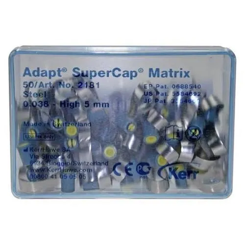 KERR Supercap Matrix Otomatik Matrix Sistemi İçin Yedek Paket Kalınlık 0,03 Yükseklik 5,0