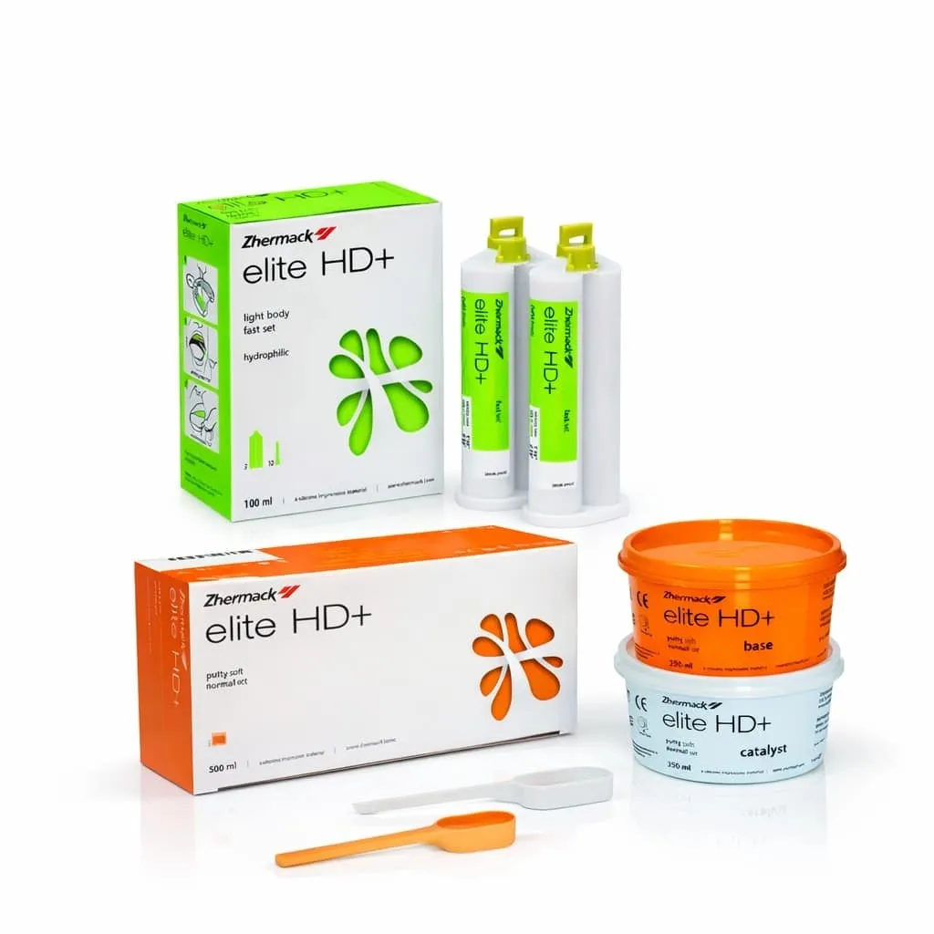 ZHERMACK Elite HD+ A Tipi Silikon Ölçü Takımı Fast Set 
